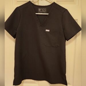 Figs Caterina Black Small Top